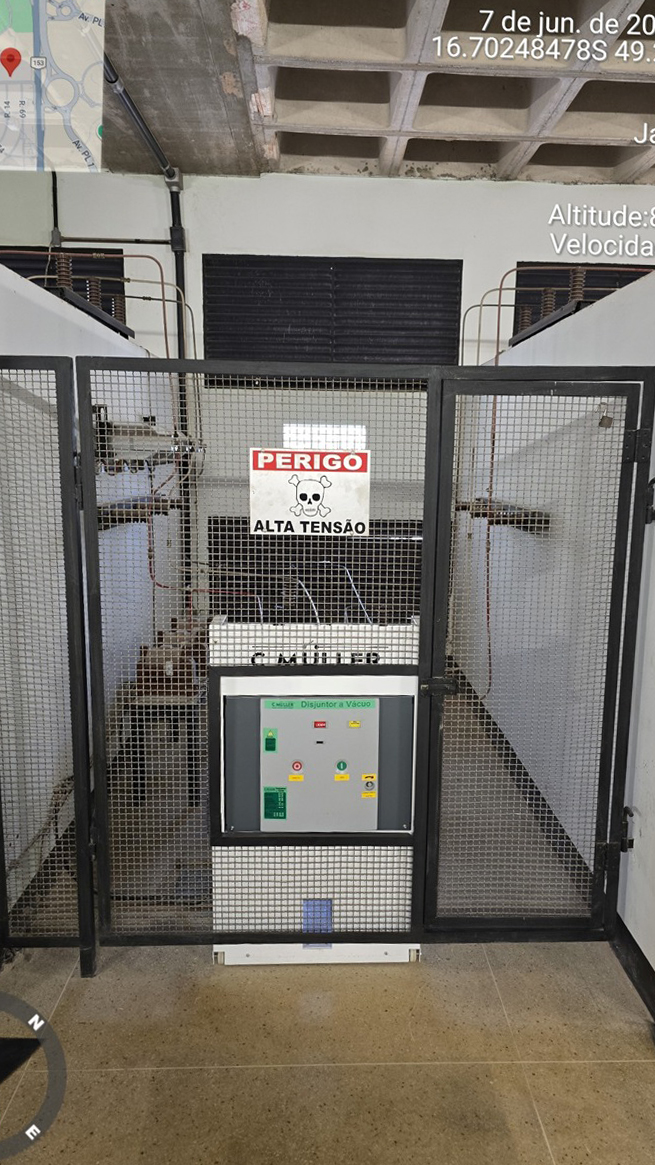 DEPOIS: Novo disjuntor instalado e proteção atualizada.